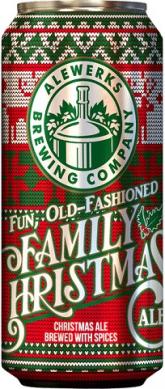 Alewerks - Fun, Old-Fashioned Family Christmas Ale (4 pack 16oz cans) (4 pack 16oz cans)