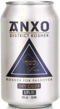 ANXO Cider - District Kosher Dry Cider (4 pack 12oz cans) (4 pack 12oz cans)