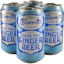 Barritts - Diet Ginger Beer (6 pack 12oz cans) (6 pack 12oz cans)