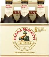 Birra Moretti - L'Autentica (6 pack 12oz bottles) (6 pack 12oz bottles)