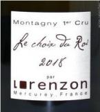 Bruno Lorenzon - Montagny Blanc 1er Cru Le Choix de Roi 2020 (Pre-arrival) (750)