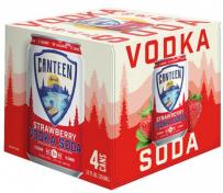 Canteen - Strawberry Vodka Soda (4 pack 12oz cans) (4 pack 12oz cans)