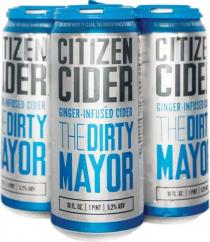 Citizen Cider - The Dirty Mayor Ginger-Infused Cider (4 pack 16oz cans) (4 pack 16oz cans)