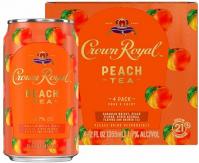 Crown Royal - Peach Tea Canned Cocktail (4 pack 12oz cans) (4 pack 12oz cans)