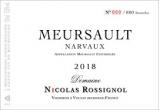 Domaine Nicolas Rossignol - Meursault Blanc Narvaux 2018 (Pre-arrival) (750)