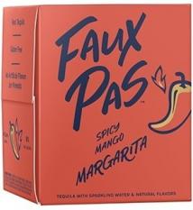 Faux Pas - Spicy Mango Margarita (4 pack 12oz cans) (4 pack 12oz cans)