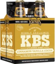 Founders Brewing - KBS: Cinnamon/Vanilla/Cocoa Bourbon Barrel-Aged Imperial Stout w/ Coffee, Cinnamon, Vanilla Bean & Cocoa Nibs 2021 (4 pack 12oz bottles) (4 pack 12oz bottles)