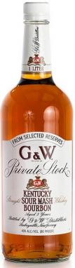 G&W - 3YR Private Stock Sour Mash Kentucky Straight Bourbon Whiskey (Pre-arrival) (1L) (1L)