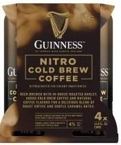 Guinness - Nitro Cold Brew Hard Coffee (4 pack 16oz cans) (4 pack 16oz cans)