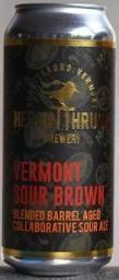 Hermit Thrush - Vermont Sour Brown Foudre-Aged Sour Brown Ale (16oz can) (16oz can)