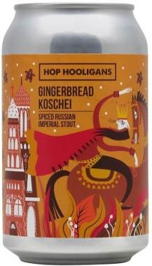 Hop Hooligans - Gingerbread Koschei Spiced Russian Imperial Stout w/ Ginger, Cinnamon & Cloves (12oz can) (12oz can)