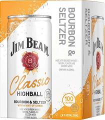 Jim Beam - Classic Highball Cocktail (4 pack 12oz cans) (4 pack 12oz cans)