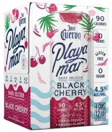 Jose Cuervo - Playa Mar Black Cherry Hard Seltzer (4 pack 12oz cans) (4 pack 12oz cans)