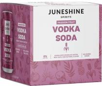 Juneshine - Passionfruit Vodka Soda Canned Cocktail (4 pack 12oz cans) (4 pack 12oz cans)