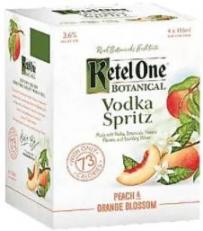 Ketel One - Botanical Vodka Spritz Peach & Orange Blossom (4 pack 12oz cans) (4 pack 12oz cans)