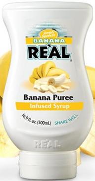 Real - Banana Pure Infused Syrup (16oz bottle) (16oz bottle)