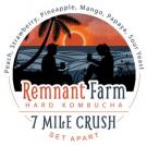 Remnant Farm - 7 Mile Crush Hard Kombucha w/ Peach, Strawberry, Pineapple, Mango & Papaya (445)