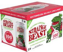 Strainge Beast - Watermelon/Sea Salt/Lime/Mint Hard Kombucha (6 pack 12oz cans) (6 pack 12oz cans)