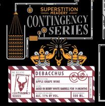 Superstition Meadery - Contingency Series: Debacchus Berry White Barrel-Aged Apple/Grape Wine w/ Red Wine Grapes (500ml) (500ml)