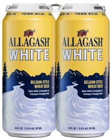 Allagash - White Belgian-Style Witbier (4 pack 16oz cans) (4 pack 16oz cans)